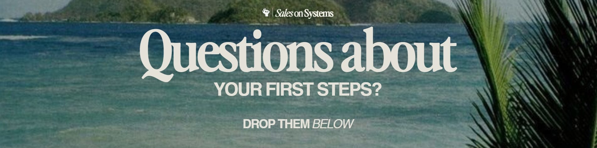 Questions about your first steps?